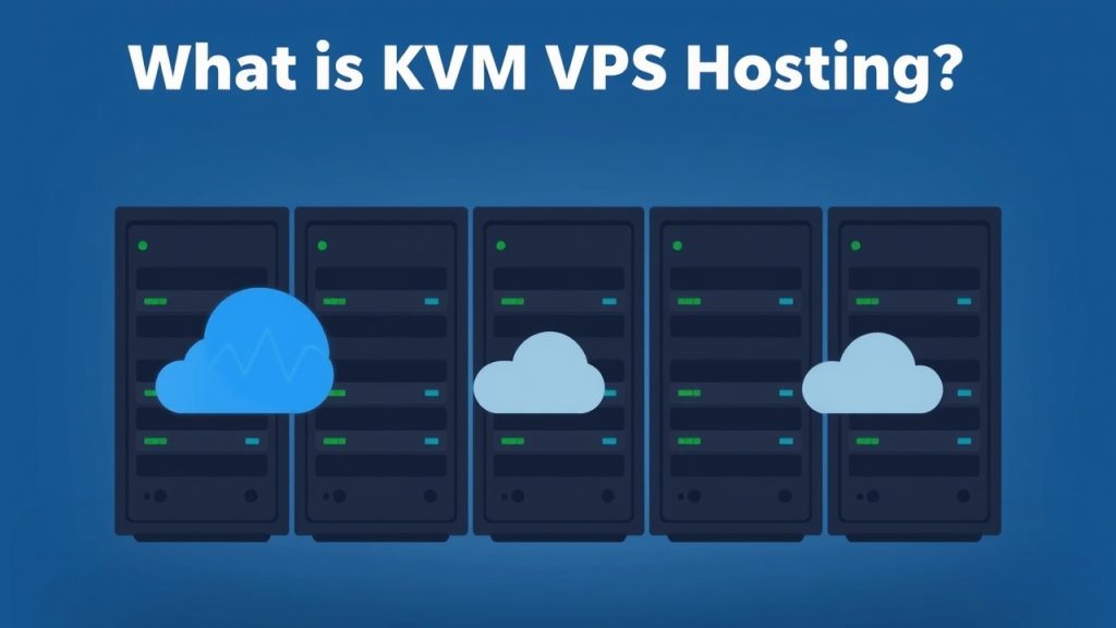 KVM VPS Hosting image of servers