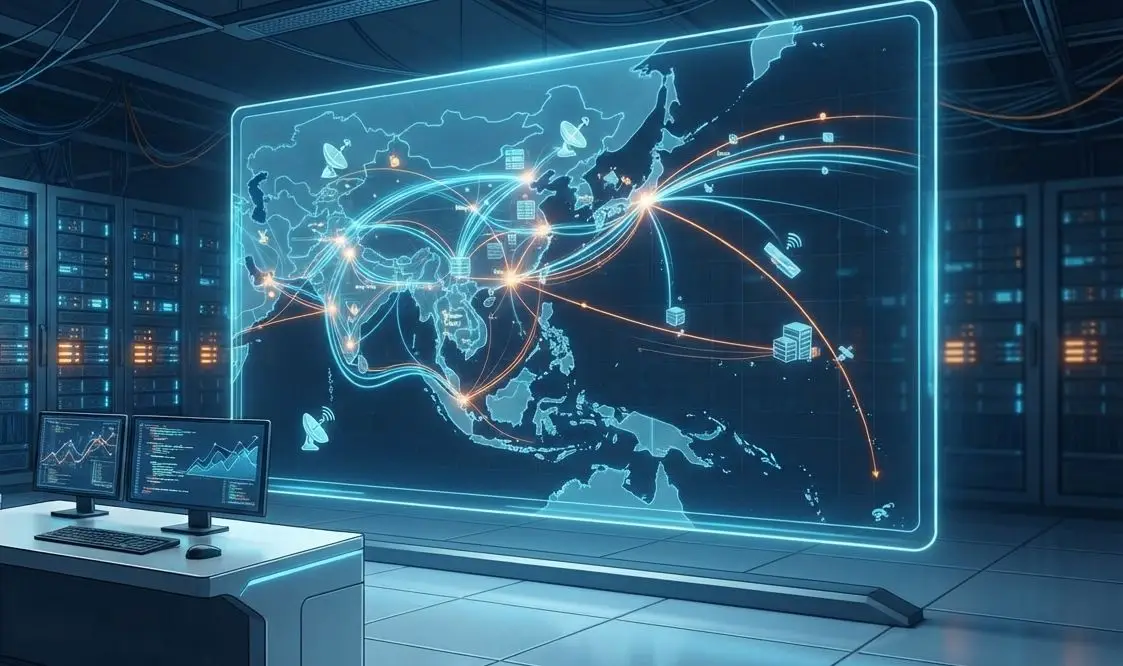 Vps Thai &Amp; Thailand Dedicated Servers - Home - 26 Low latency Asia VPS with CDN shown on a map